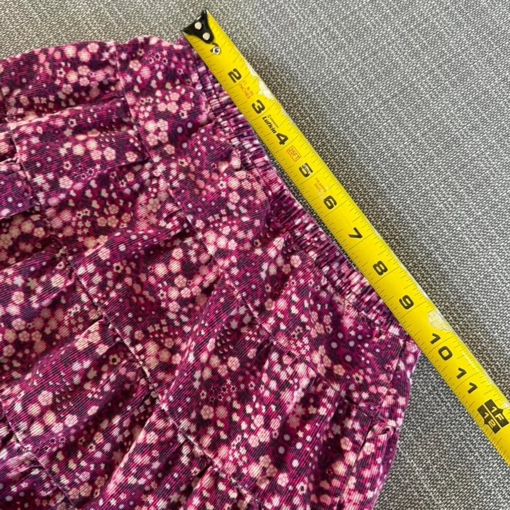 Gymboree purple floral skirt with pockets